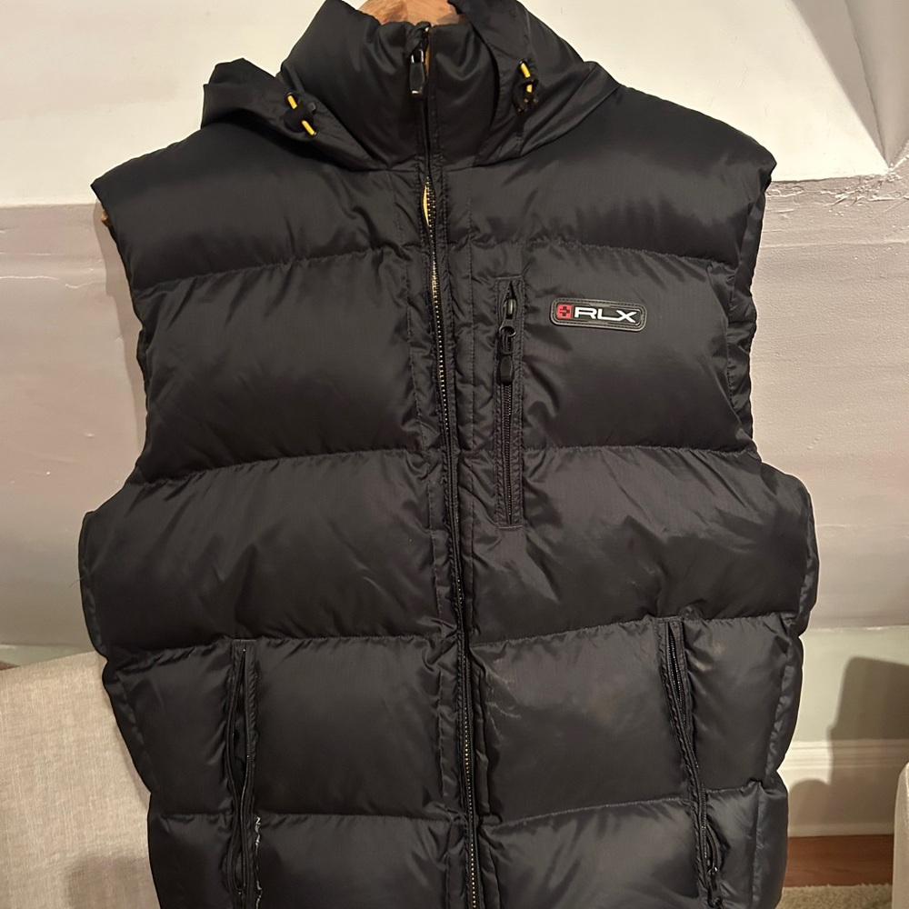 Ralph Lauren RLX Black Puffer Vest